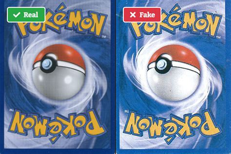 how to identify fake pokemon cards|real pokemon cards back.